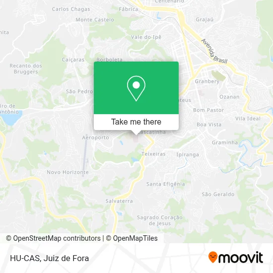HU-CAS map