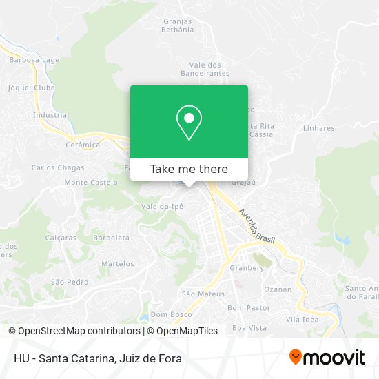 HU - Santa Catarina map