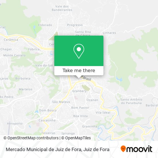Mercado Municipal de Juiz de Fora map
