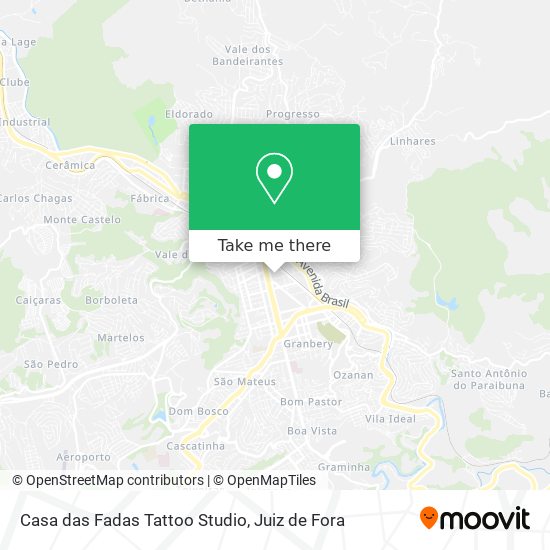 Casa das Fadas Tattoo Studio map