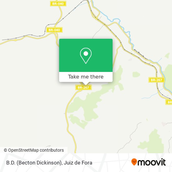B.D. (Becton Dickinson) map