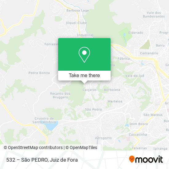 532 – São PEDRO map