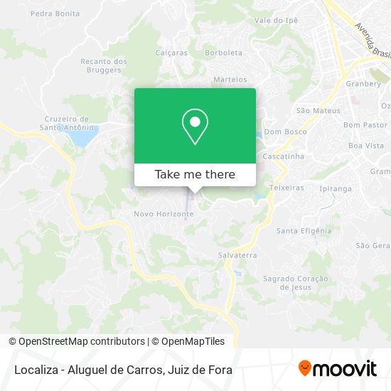 Localiza - Aluguel de Carros map