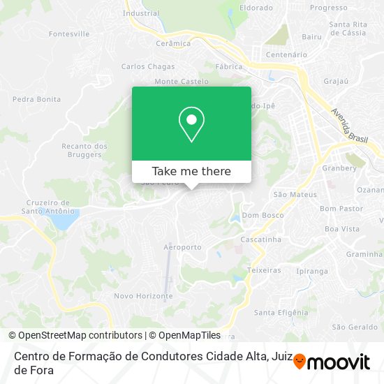 Centro de Formação de Condutores Cidade Alta map