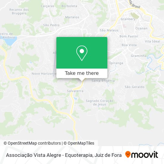 Associação Vista Alegre - Equoterapia map