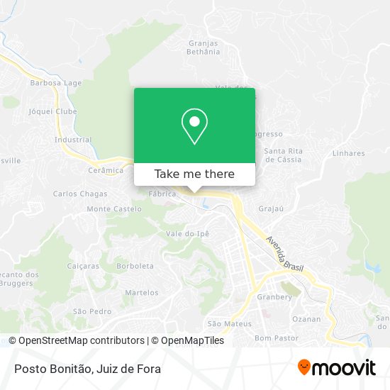 Posto Bonitão map