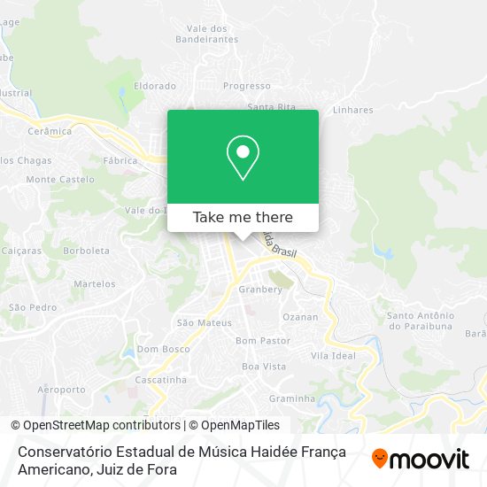 Conservatório Estadual de Música Haidée França Americano map