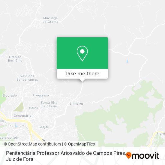 Penitenciária Professor Ariosvaldo de Campos Pires map