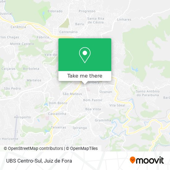 UBS Centro-Sul map