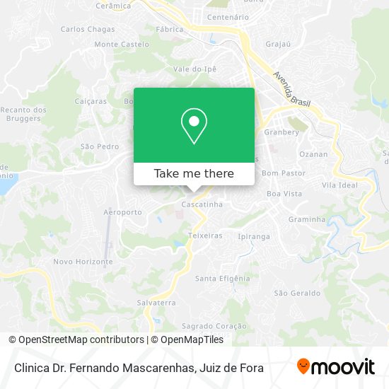 Mapa Clinica Dr. Fernando Mascarenhas