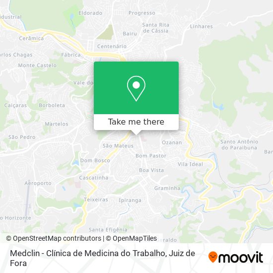 Medclin - Clínica de Medicina do Trabalho map