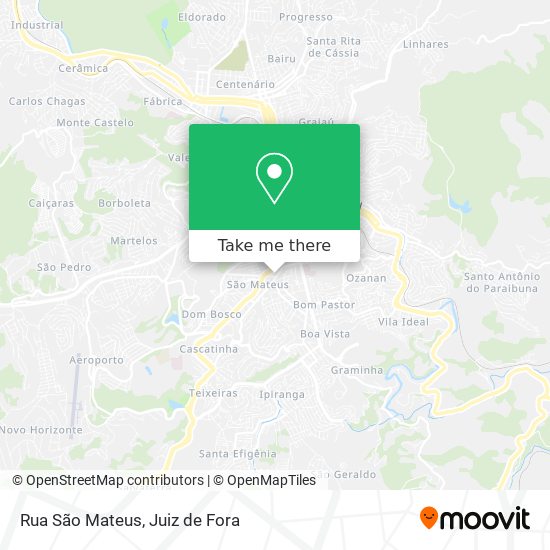 Mapa Rua São Mateus