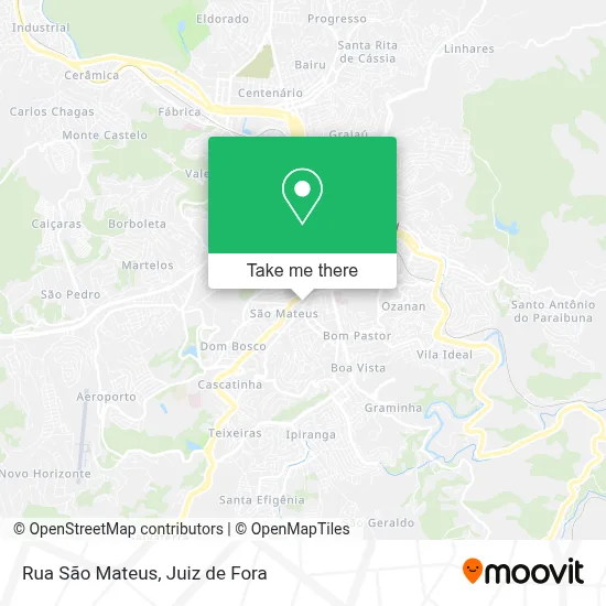 Rua São Mateus map