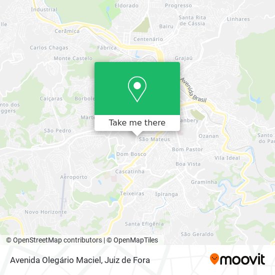 Mapa Avenida Olegário Maciel