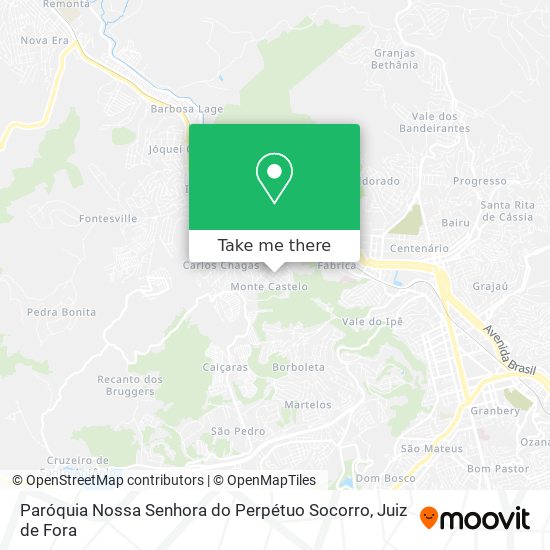 Mapa Paróquia Nossa Senhora do Perpétuo Socorro