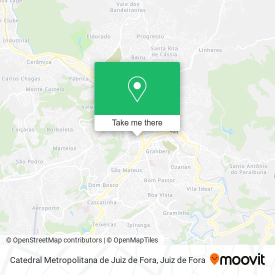 Catedral Metropolitana de Juiz de Fora map