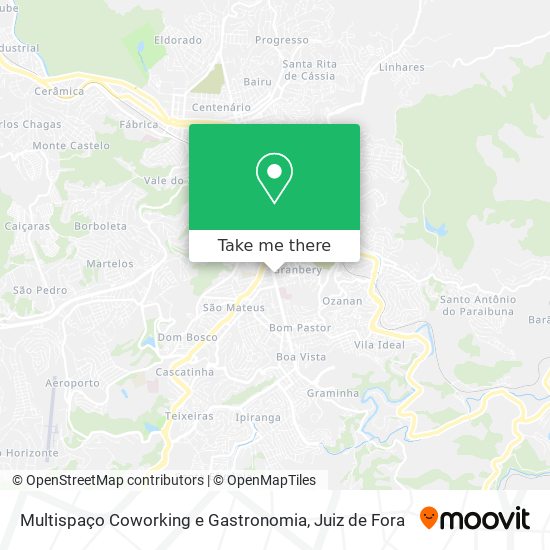 Multispaço Coworking e Gastronomia map