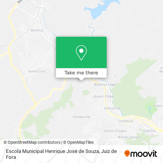 Mapa Escola Municipal Henrique José de Souza