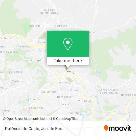 Potência do Caldo map