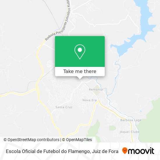 Escola Oficial de Futebol do Flamengo map