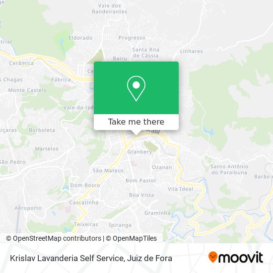 Krislav Lavanderia Self Service map