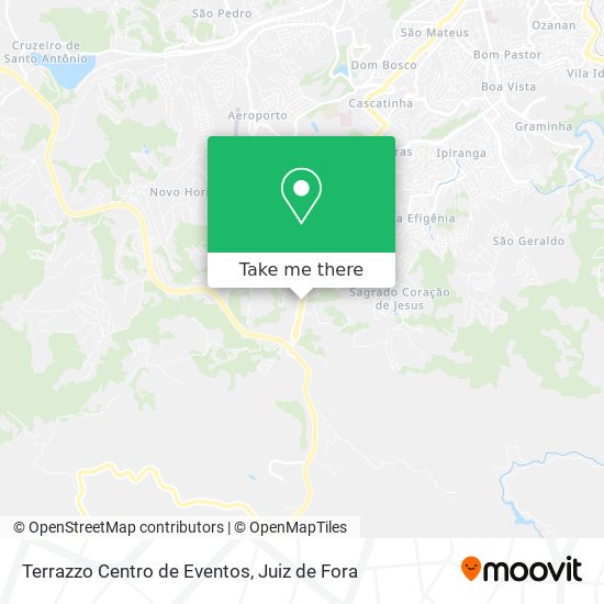 Terrazzo Centro de Eventos map