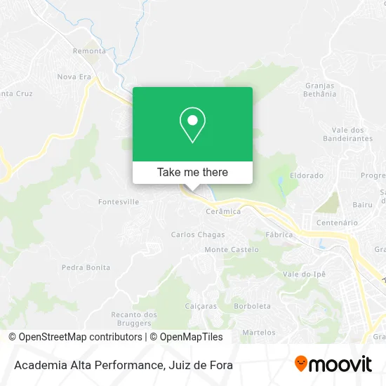 Academia Alta Performance map