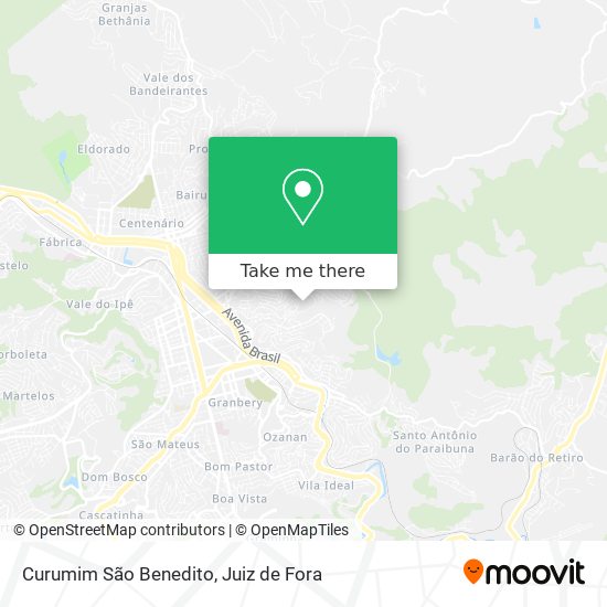 Mapa Curumim São Benedito