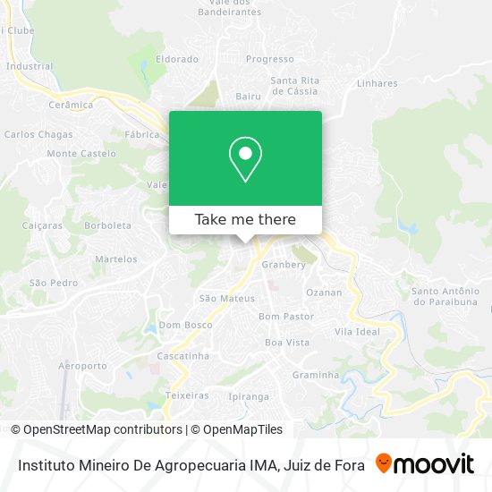Instituto Mineiro De Agropecuaria IMA map