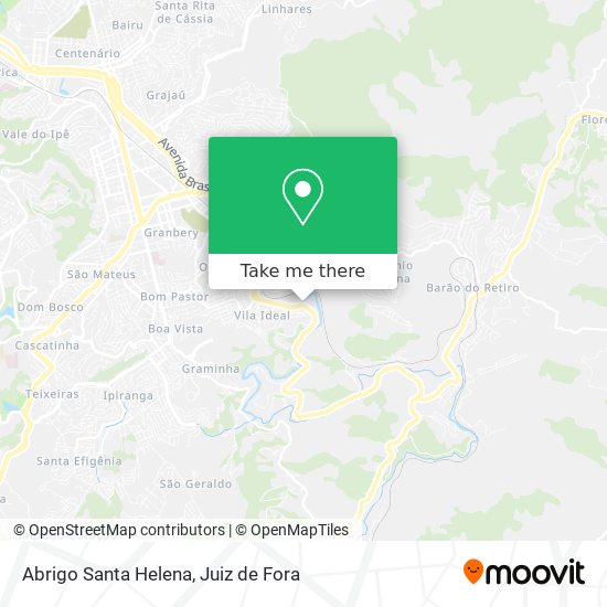 Abrigo Santa Helena map