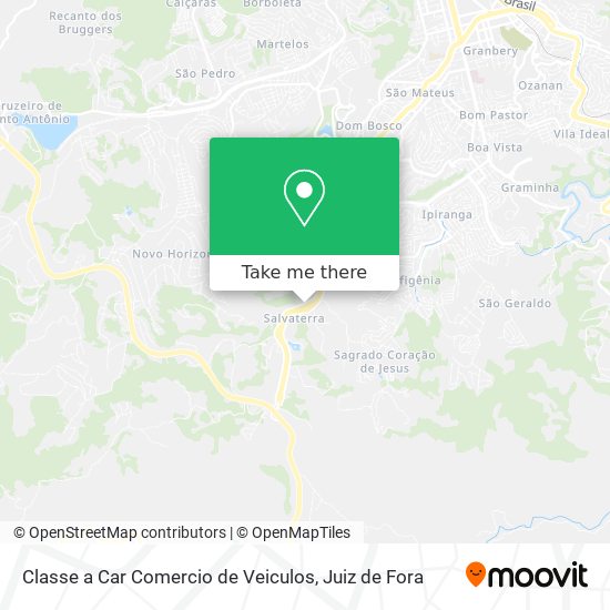 Classe a Car Comercio de Veiculos map