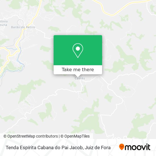 Tenda Espírita Cabana do Pai Jacob map