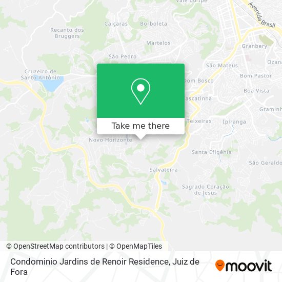 Condominio Jardins de Renoir Residence map