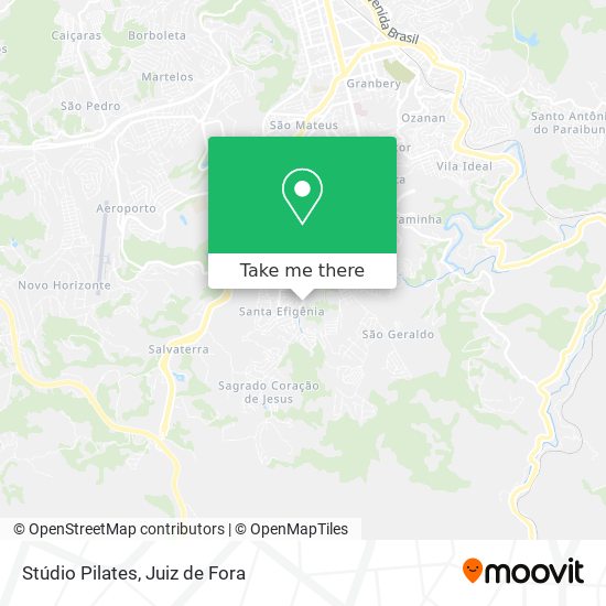 Stúdio Pilates map