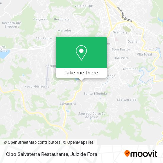 Cibo Salvaterra Restaurante map