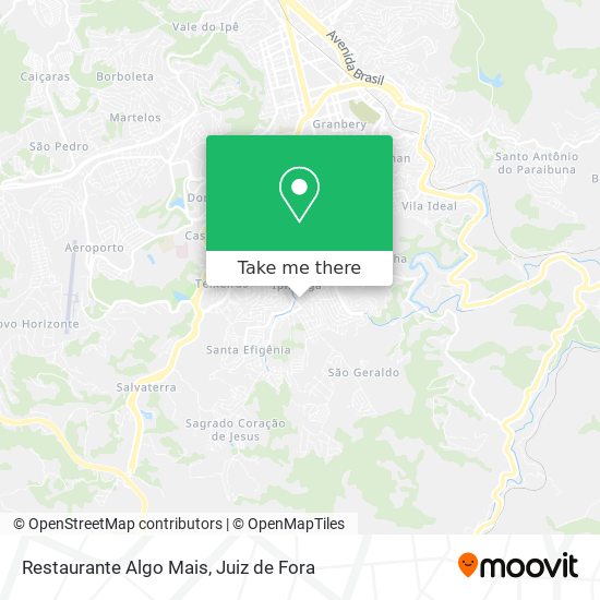 Restaurante Algo Mais map