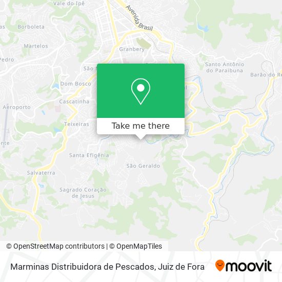 Marminas Distribuidora de Pescados map