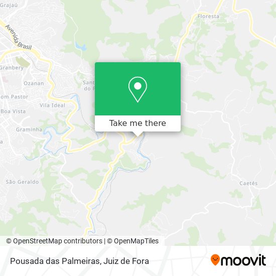 Pousada das Palmeiras map