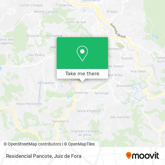 Residencial Pancote map