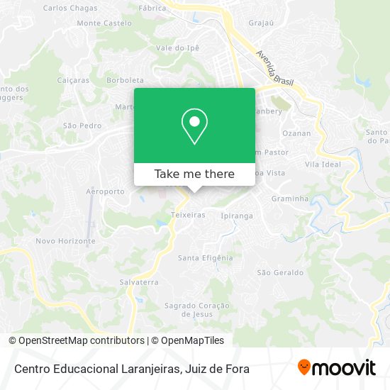 Centro Educacional Laranjeiras map