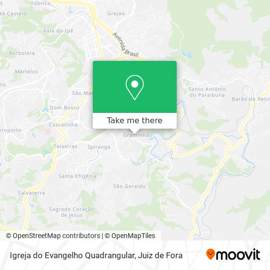 Igreja do Evangelho Quadrangular map