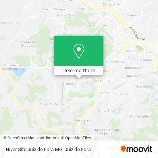 Niver Site Juiz de Fora MG map