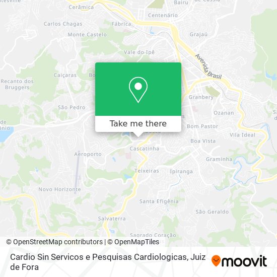 Cardio Sin Servicos e Pesquisas Cardiologicas map