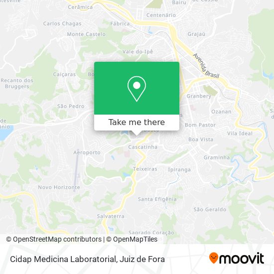 Cidap Medicina Laboratorial map