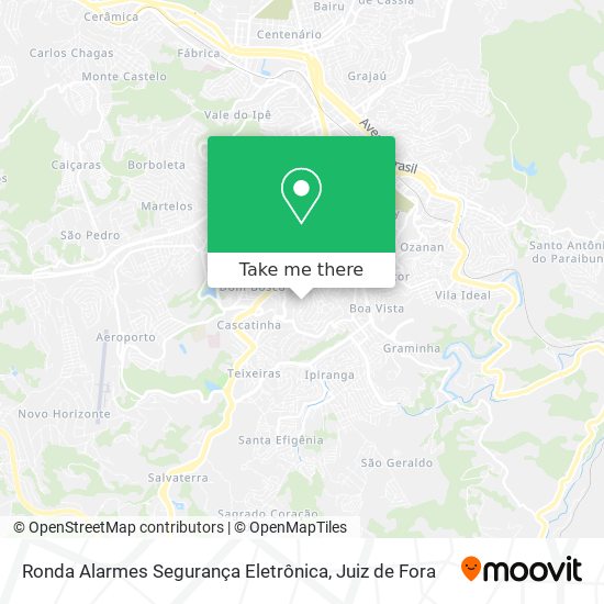 Ronda Alarmes Segurança Eletrônica map