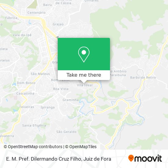 Mapa E. M. Pref. Dilermando Cruz Filho