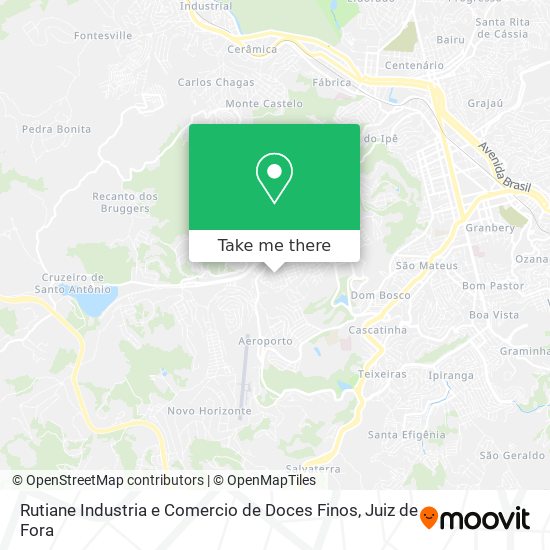 Rutiane Industria e Comercio de Doces Finos map