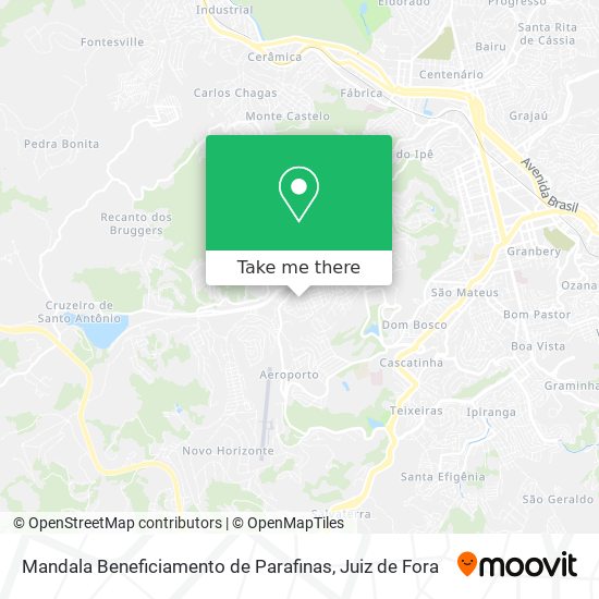 Mandala Beneficiamento de Parafinas map
