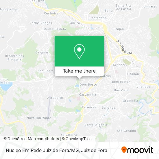 Núcleo Em Rede Juiz de Fora/MG map