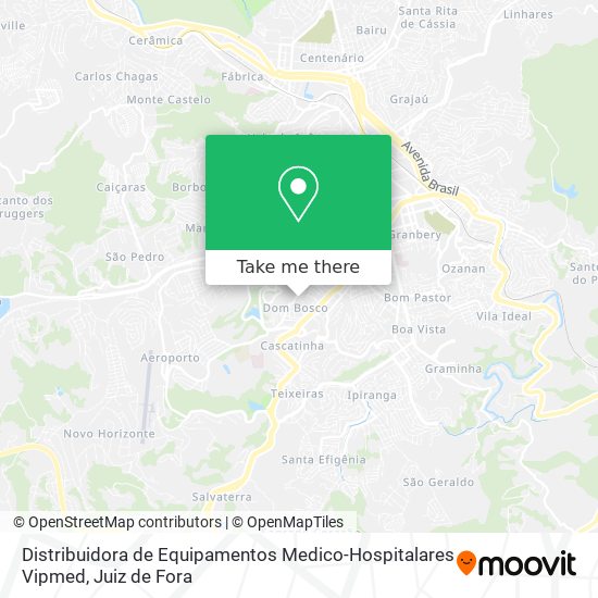 Distribuidora de Equipamentos Medico-Hospitalares Vipmed map